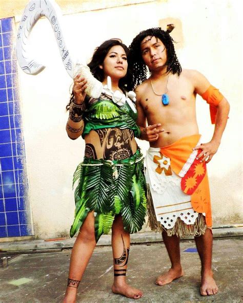 Moana And Maui Cosplay Amino