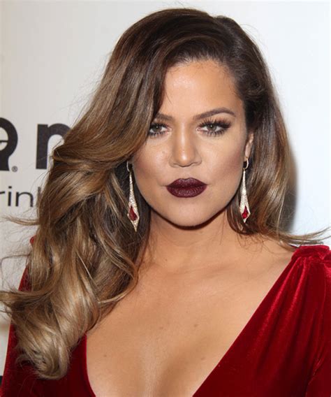The roster of kardashian hairstyles is ridiculously long, and it seems like they're constantly stepping out with brand new looks (kendall's lob! Khloe Kardashian Long Wavy Formal Hairstyle - Chestnut ...