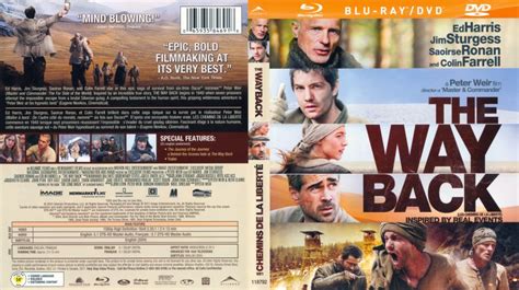 The Way Back Movie Blu Ray Scanned Covers The Way Back Br Dvd Covers