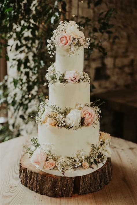 Check spelling or type a new query. country rustic wedding cake decorated with flowers ...