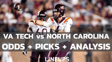 Virginia Tech Vs North Carolina Odds Picks Predictions 10122