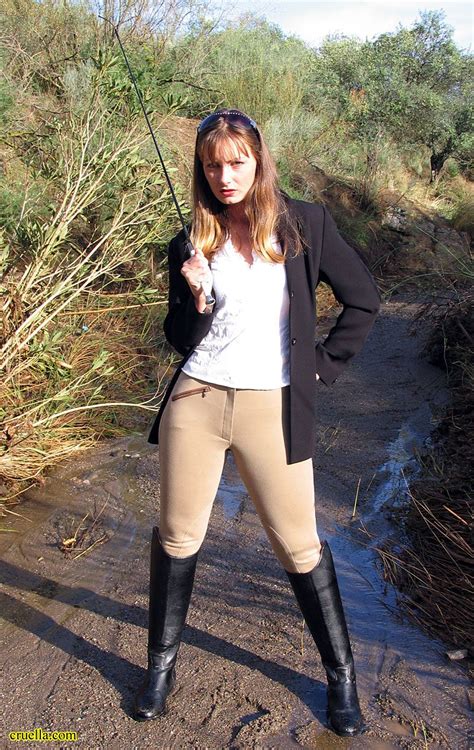 Boot Mistress Equestrian Style Outfit Womens Equestrian Wearing