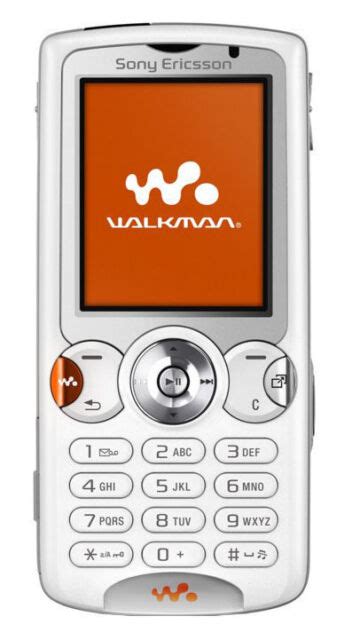 Sony Ericsson Walkman W810i Orange Orange Mobile Phone For Sale