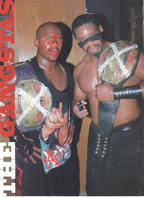 Mustafa And New Jack The Gangstas Ecw Ecw Wrestling Wwf Superstars