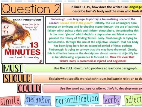 aqa english language p sa question   teaching resources