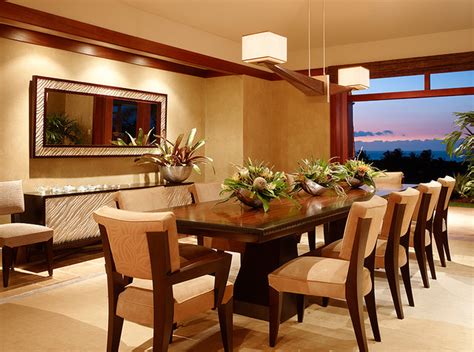 Trendy And Stylish Tropical Dining Room Design Interior Vogue