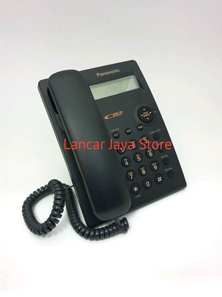 Jual Telepon Rumah Telepon Kabel Meja Panasonic Kx Tsc11 Hitam Di Lapak