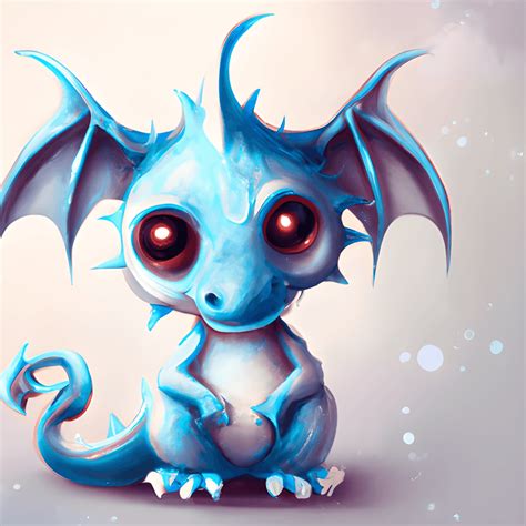 Absolutely Adorable Baby Dragon · Creative Fabrica
