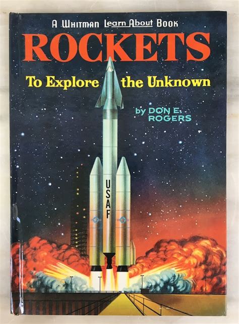 Rockets Space Book Rockets To Explore The Unknown Book By Don Etsy