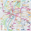 Lyon Map and Lyon Satellite Image