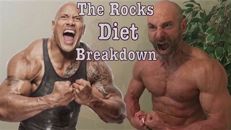 What We Can Learn From Dwayne Johnson The Rocks Diet Youtube