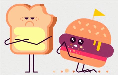 Are you searching for cartoon food png images or vector? Bread And Butter Burger GIF - BreadAndButter Burger Plead ...