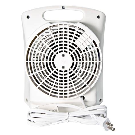 Comfort Zone 1500 Watt Fan Compact Personal Indoor Electric Space