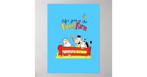 Funny Farm Poster Zazzle