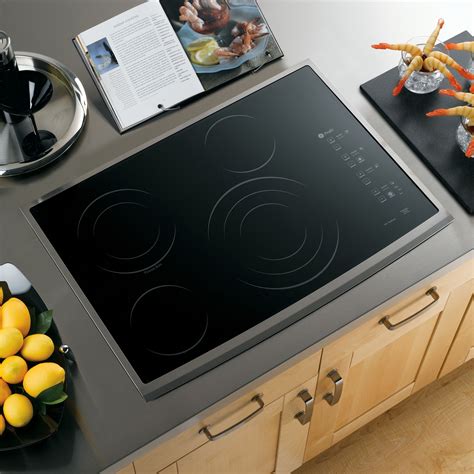 Ge Profile Electric Cooktop 30 In Pp945smss Sears