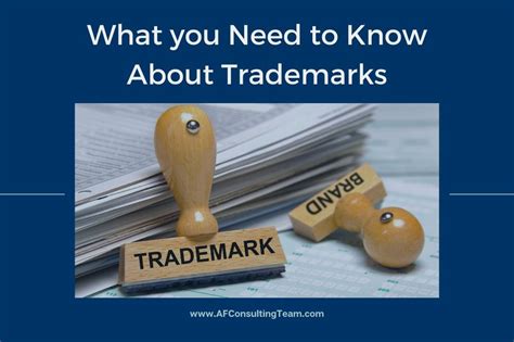 What You Need To Know About Trademarks Af Consulting Team