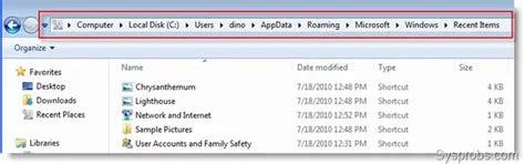How To Check Recently Opened Files In Windows 7 And Location