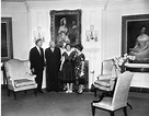 Refurbished Diplomatic Reception Room - Mamie Eisenhower - White House ...