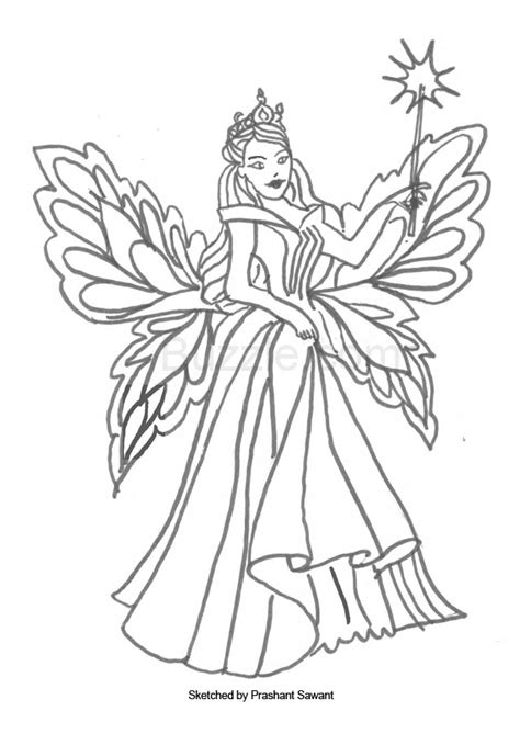 Boy Fairies Coloring Pages At Free