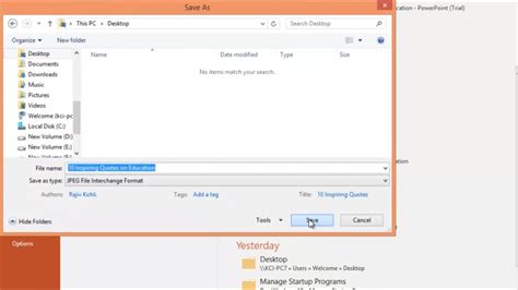 It can convert powerpoint presentations to almost all popular video presentation to video converter is an awesome, trial version windows program, that is part of the category video software with subcategory. Convert PPT To JPEG | How to Convert PowerPoint 2016 ...