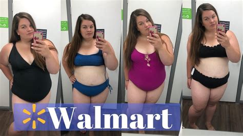 Plus Size In The Fitting Room 2019 Walmart Swim Suits YouTube