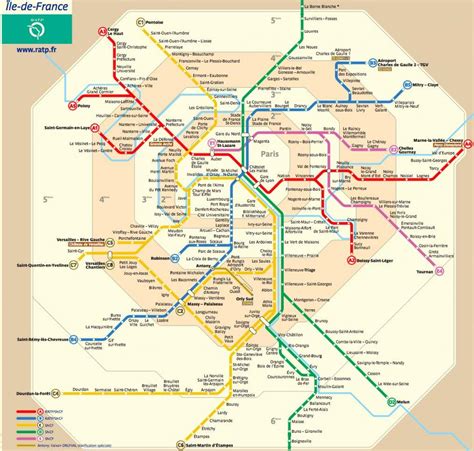 Paris Metro Map Routenplaner Paris Metro Karte Und Planer Île De