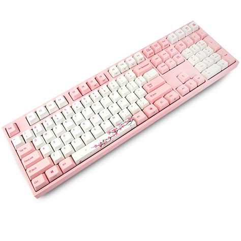 Varmilo Va108m Sakura White Backlit Mechanical Gaming Keyboard Cherry
