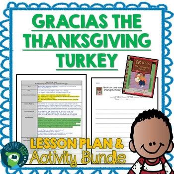 Praise and thanksgiving (te damos gracias) first line: Gracias The Thanksgiving Turkey by Joy Cowley Lesson Plan ...