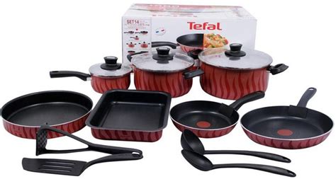 We all know the struggle is real when it comes to frying anything. TEFAL Tempo Non Stick Cookware Set 14 PCS price from souq ...