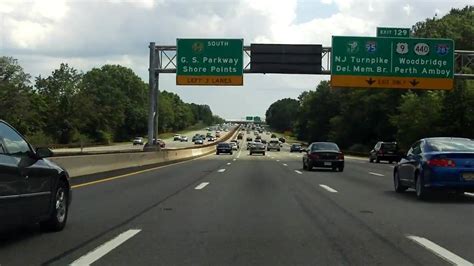 Garden State Parkway Exits 135 To 129 Southbound Youtube