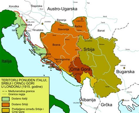 Propuštena šansa da se stvori Velika Srbija u Londonskom ugovoru 1915