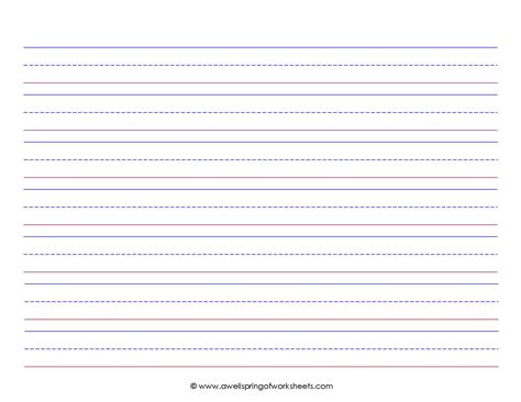 As specified in second grade writing standards, students begin by learning how to write a paragraph with a topic sentence and supporting details. 2Nd Grade Blank Writing Paper / Free Printable Handwriting Paper : Print this blank handwriting ...