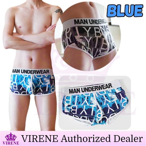Virene Men Underwear Man Brief【3pcs Perpack】man Boxers Men Breathable