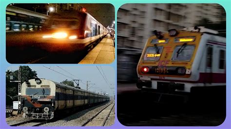 In Compilation Of Non Stop Multiple Unit Trains At Sdah Division