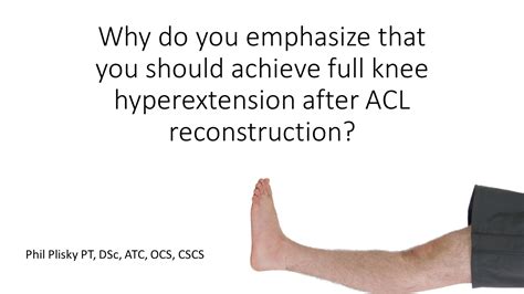 Full Knee Hyperextension After Acl Reconstruction