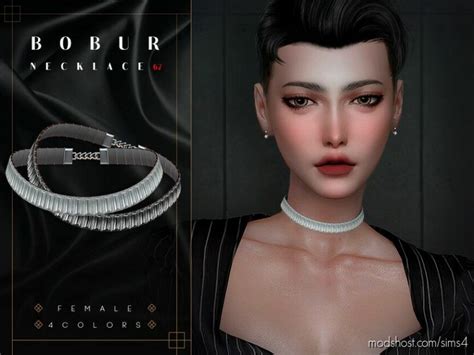 Diamond Choker Necklace Sims 4 Accessory Mod Modshost