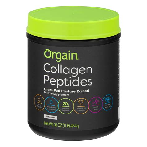 Orgain Collagen Peptides 16.0 OZ - Walmart.com - Walmart.com