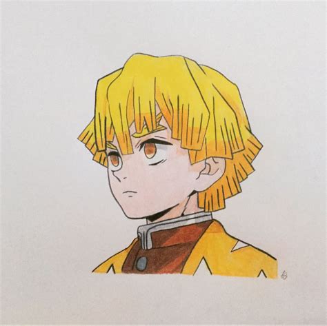 Zenitsu Drawing D Anime Sketch Anime Character Drawing Anime
