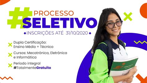 Tutorial Inscrição Do Processo Seletivo Youtube