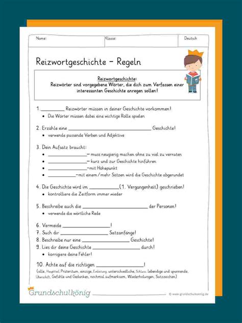 Grundschulmaterial und übungsaufgaben für die 4. 4 Klasse Deutsch Geschichte Schreiben - kinderbilder.download | kinderbilder.download