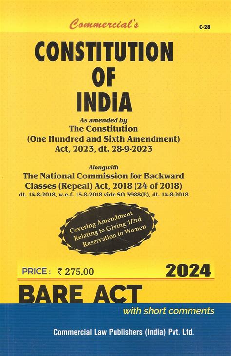 Constitution Of India 1950 Bare Act