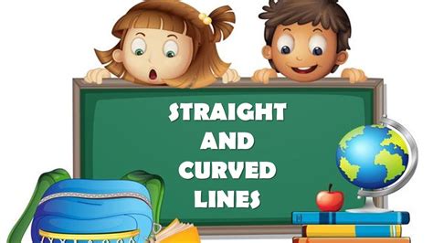 Maths Straight And Curved Lines Youtube
