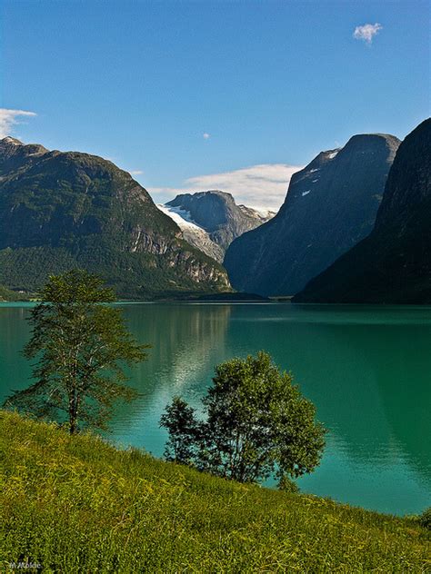 Lake Loen In Sogn Og Fjordane County Norway By M Its A