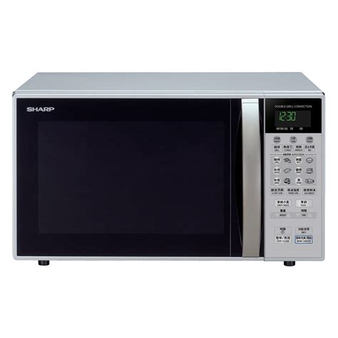 A safety function keeps the oven locked from curious hands. Sharp Microwave Oven R-898C-S at Esquire Electronics Ltd.