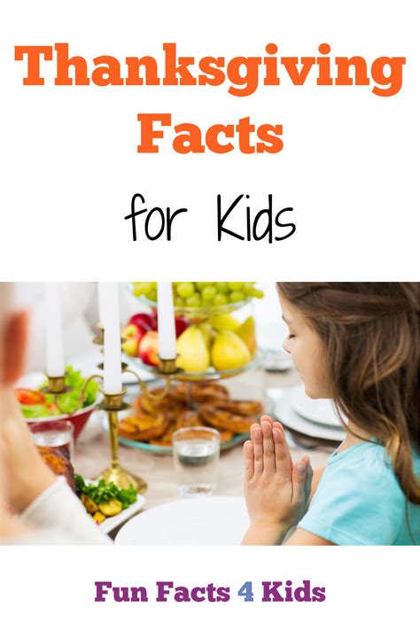 Facts About The First Thanksgiving For Kids Fun Facts 4 Kids