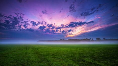 2048x1152 Cloud Field Fog Grass Landscape 4k 2048x1152 Resolution Hd 4k