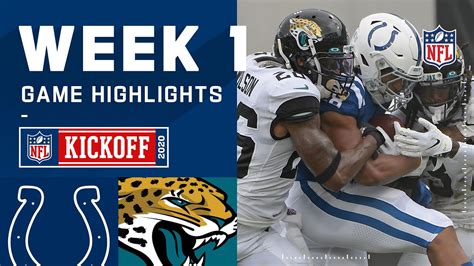 Colts Vs Jaguars Week 1 Highlights Nfl 2020 Youtube