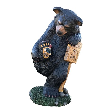 Reno depot also offers a wide range of garden. Design House 24.8 in. Wipe Your Paws Bear Statuary-328203 ...