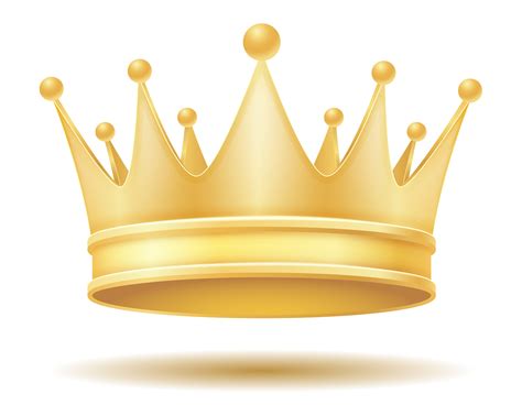 ilustração em vetor coroa real rei dourado 488450 Vetor no Vecteezy