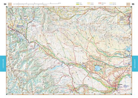Wyoming Road And Recreation Atlas Benchmark Maps